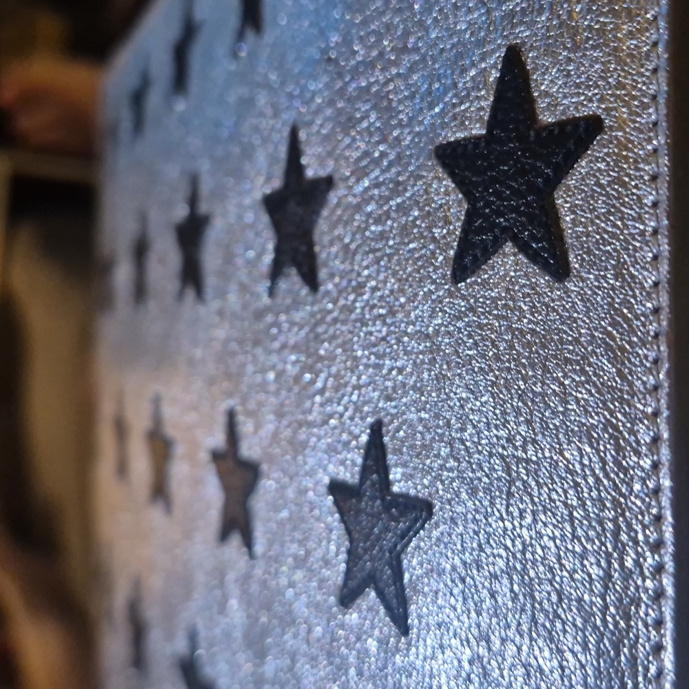 Saint Laurent | 2016 Leather Star Rider iPad Pouch clutch bag - Picture 8 of 15
